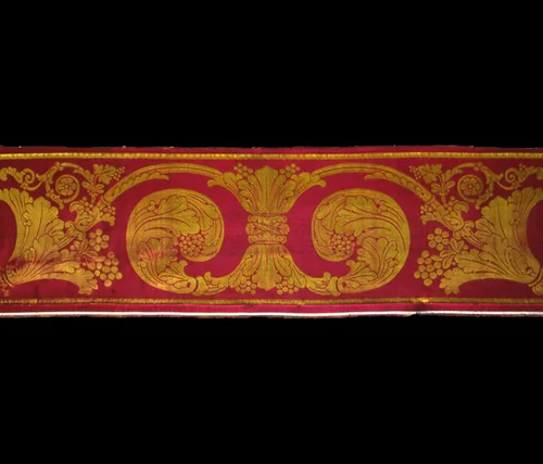 Border by France, textile, 1830-1840