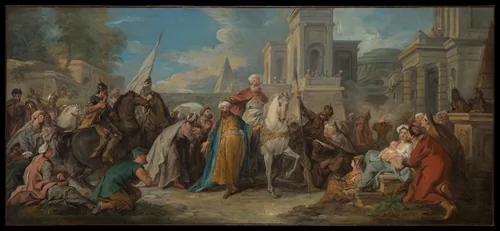 The Triumph of Mordecai by Jean-François de Troy, painting, 1731-1741