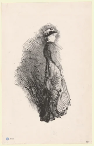 Study by James McNeill Whistler, print, 1878