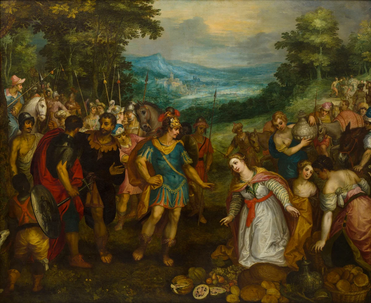The Encounter of David and Abigail by Hans Rottenhammer, painting