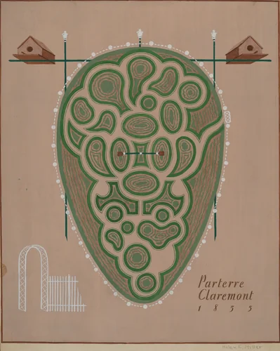 Parterre Claremont by Helen Miller, index of american design, 1936