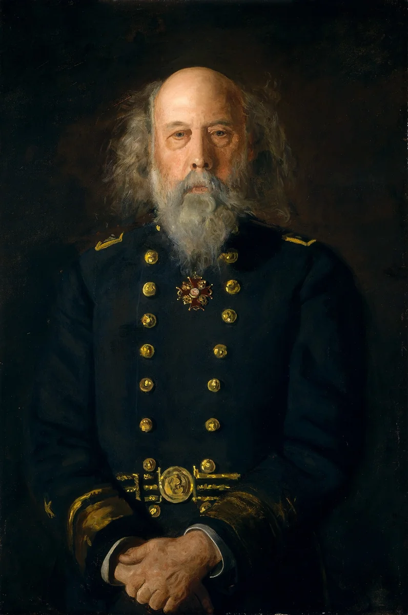 Rear Admiral George W. Melville by Thomas Eakins, painting, 1905