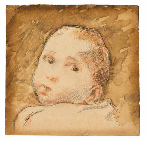 Jean René Gauguin by Paul Gauguin, drawing, 1881
