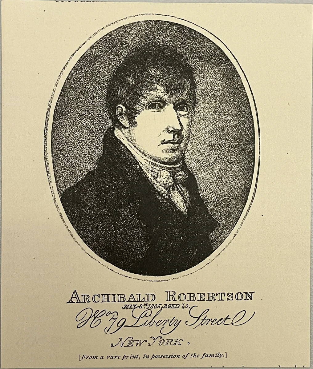 Archibald Robertson by Artist Unknown, other, 1800-1899