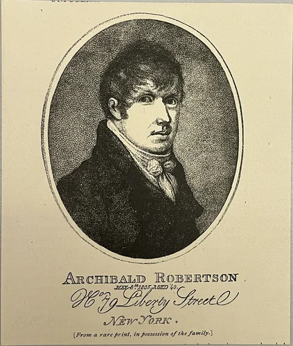 Archibald Robertson by Artist Unknown, other, 1800-1899