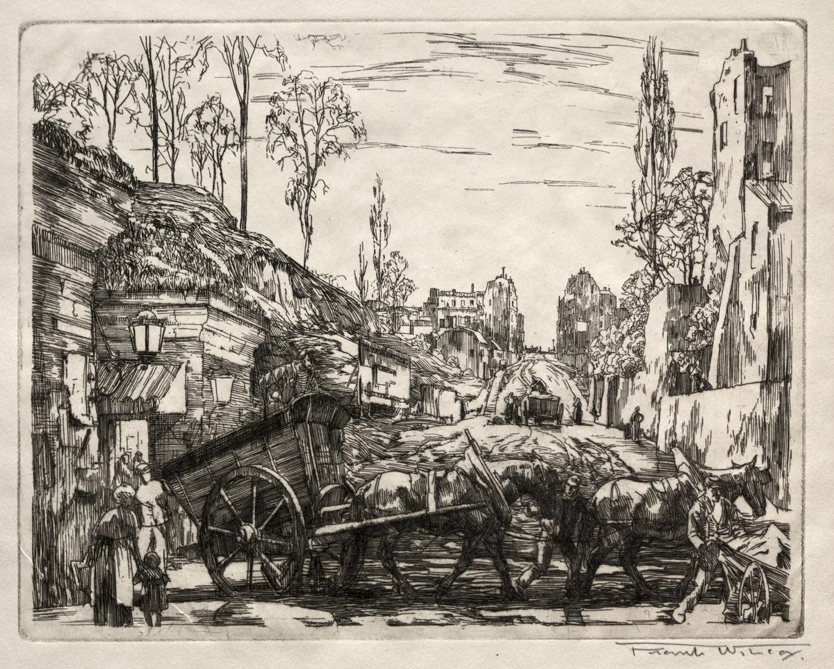 Paris Gate by Frank Wilcox, print