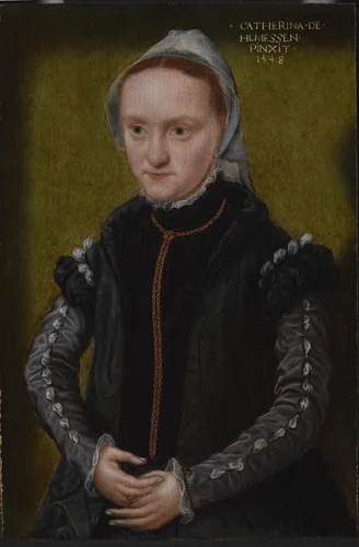 Catharina van Hemessen (1527/28–after 1567), Antwerp, 1548, oil on panel by Catharina van Hemessen, painting, 1548