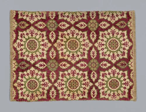 Panel by Turkey, Bursa, textile, 1550-1600