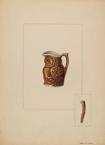 Pitcher by Francis Law Durand, index of american design, 1937