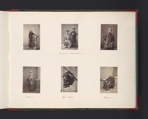 Anamese, Cochinchina; Solomon; Dyak Skull by John Thomson, photograph, 1865