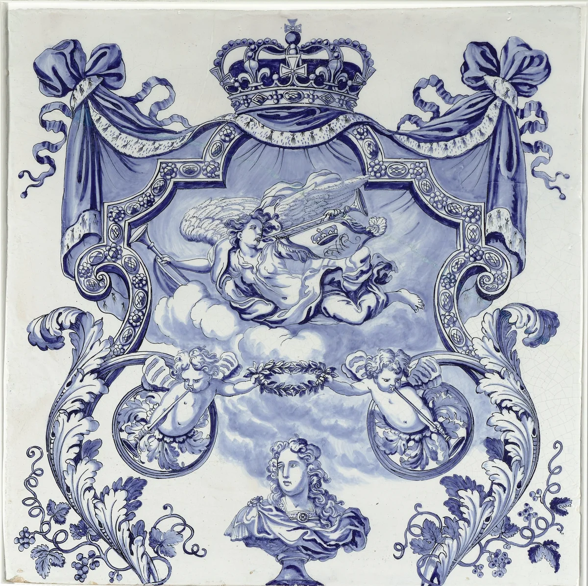 Twee platen uit een kolom by De Grieksche A, other, 1690