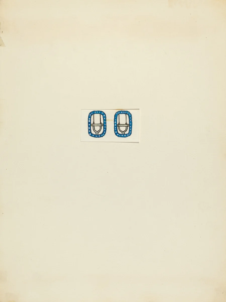 Neck Buckle by Charles Criswell, index of american design, 1935-1942