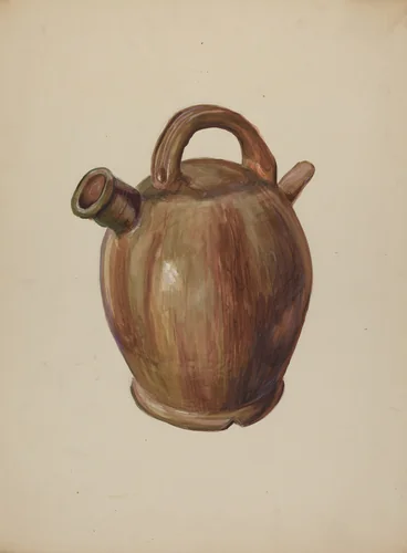 Pa. German Cider Jug by Charles T. Smith, index of american design, 1938