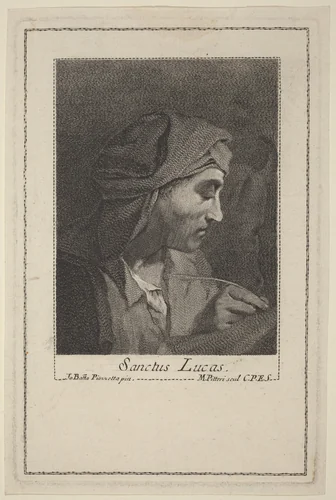 Sanctus Lucas by Marco Alvise Pitteri, print, 1702-1786