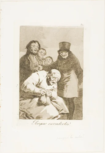 Why Hide Them?, plate 30 from Los Caprichos by Francisco José de Goya, print, 1797-1799