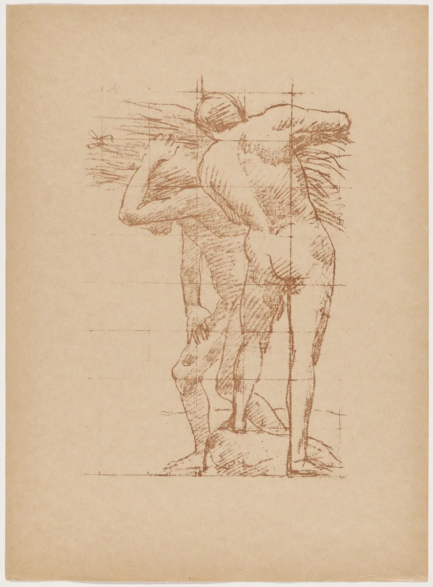 Étude by Pierre Puvis de Chavannes, print, 1895