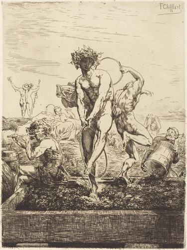Grape Harvest by François-Nicolas Chifflart, portfolio, 1825-1901