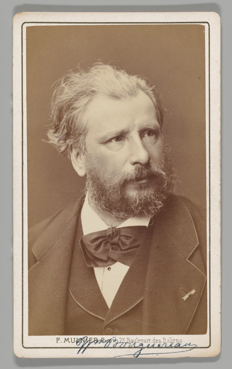 [William-Adolphe Bouguereau] by Ferdinand Mulnier, photograph, 1857-1871