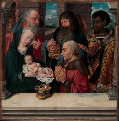 The Adoration of the Magi by Hugo van der Goes, painting, 1470-1499