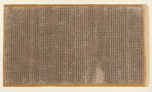 Blad met ruitenpatroon (één van acht identieke bladen) by anonymous, other, 1850-1950