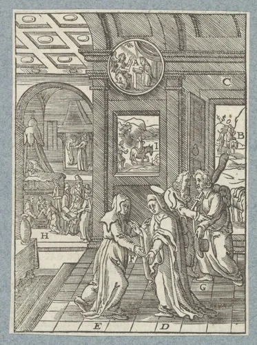 Visitatie by Christoffel van Sichem, print, 1629