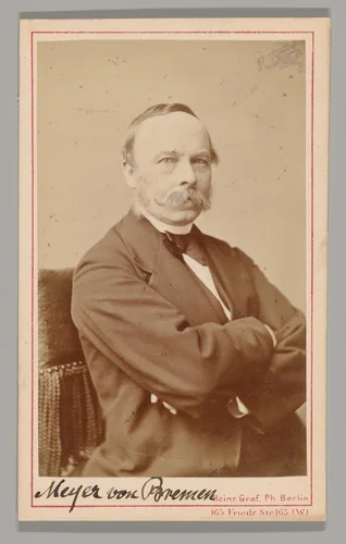 [Meyer George von Bremen] by Heinrich Graf, photograph, 1860-1869