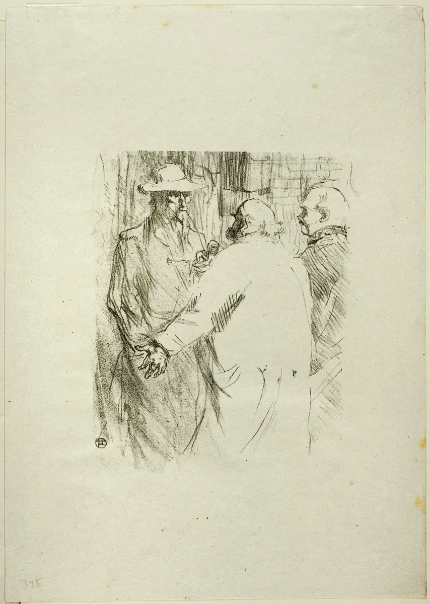 Clemenceau in Busk, from Au Pied du Sinaï by Henri de Toulouse-Lautrec, print, 1897