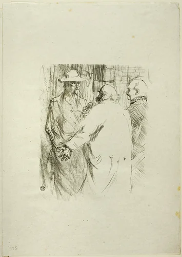 Clemenceau in Busk, from Au Pied du Sinaï by Henri de Toulouse-Lautrec, print, 1897