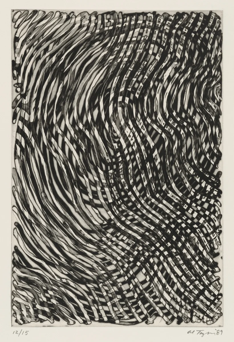 Window Screen by Al Taylor, print, 1989