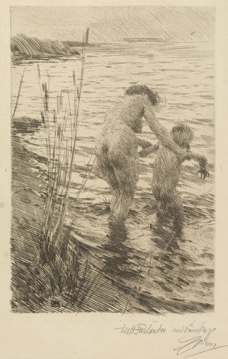 Première by Anders Zorn, print, 1890