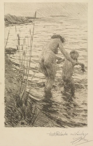 Première by Anders Zorn, print, 1890
