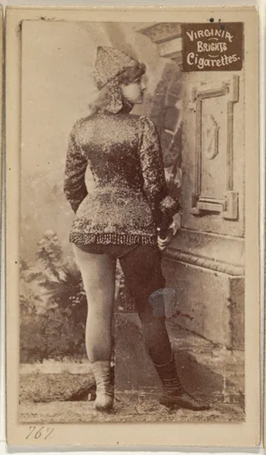 Card 767, from the Actors and Actresses series (N45, Type 2) for Virginia Brights Cigarettes by Allen & Ginter, photograph, 1885-1891