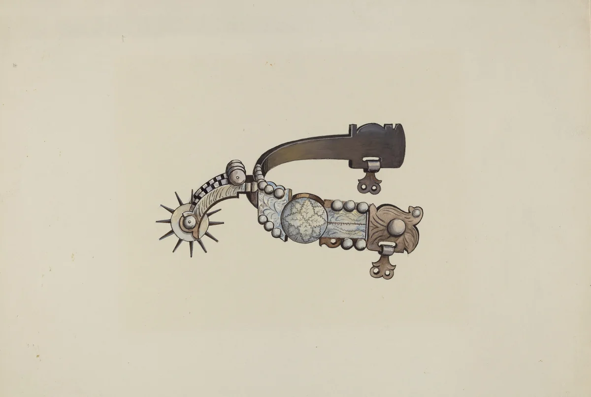 Spur by Ann Gene Buckley, index of american design, 1935-1942