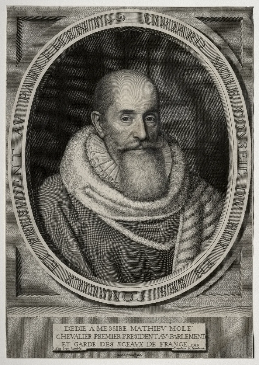 Edouard Molé by Robert Nanteuil, print, 1653