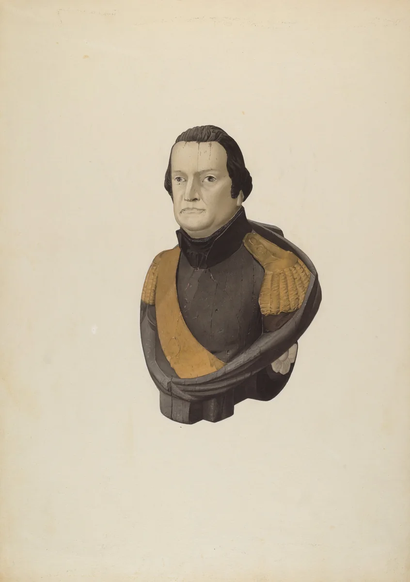 Figurehead by Joseph Goldberg, index of american design, 1940