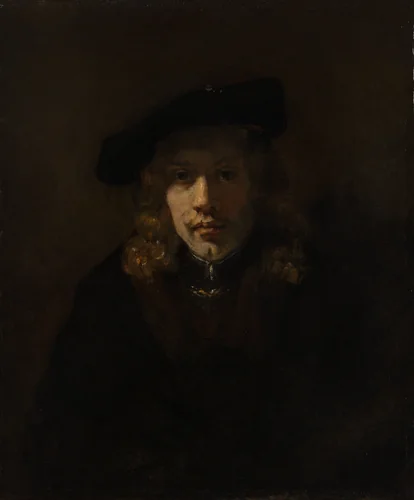 Man in a Beret by Rembrandt, painting, 1675-1699