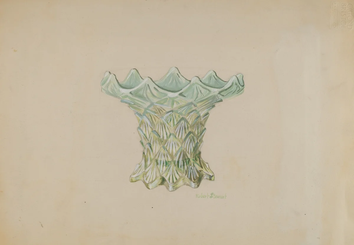Vase by Robert Stewart, index of american design, 1936