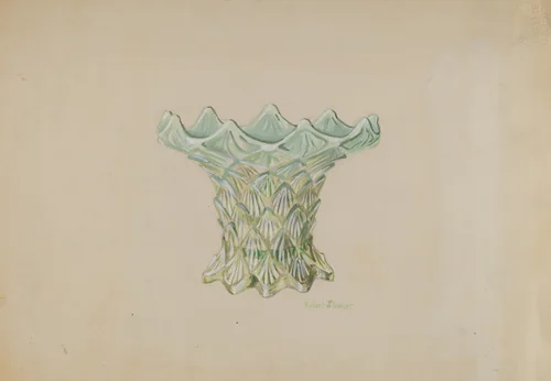 Vase by Robert Stewart, index of american design, 1936