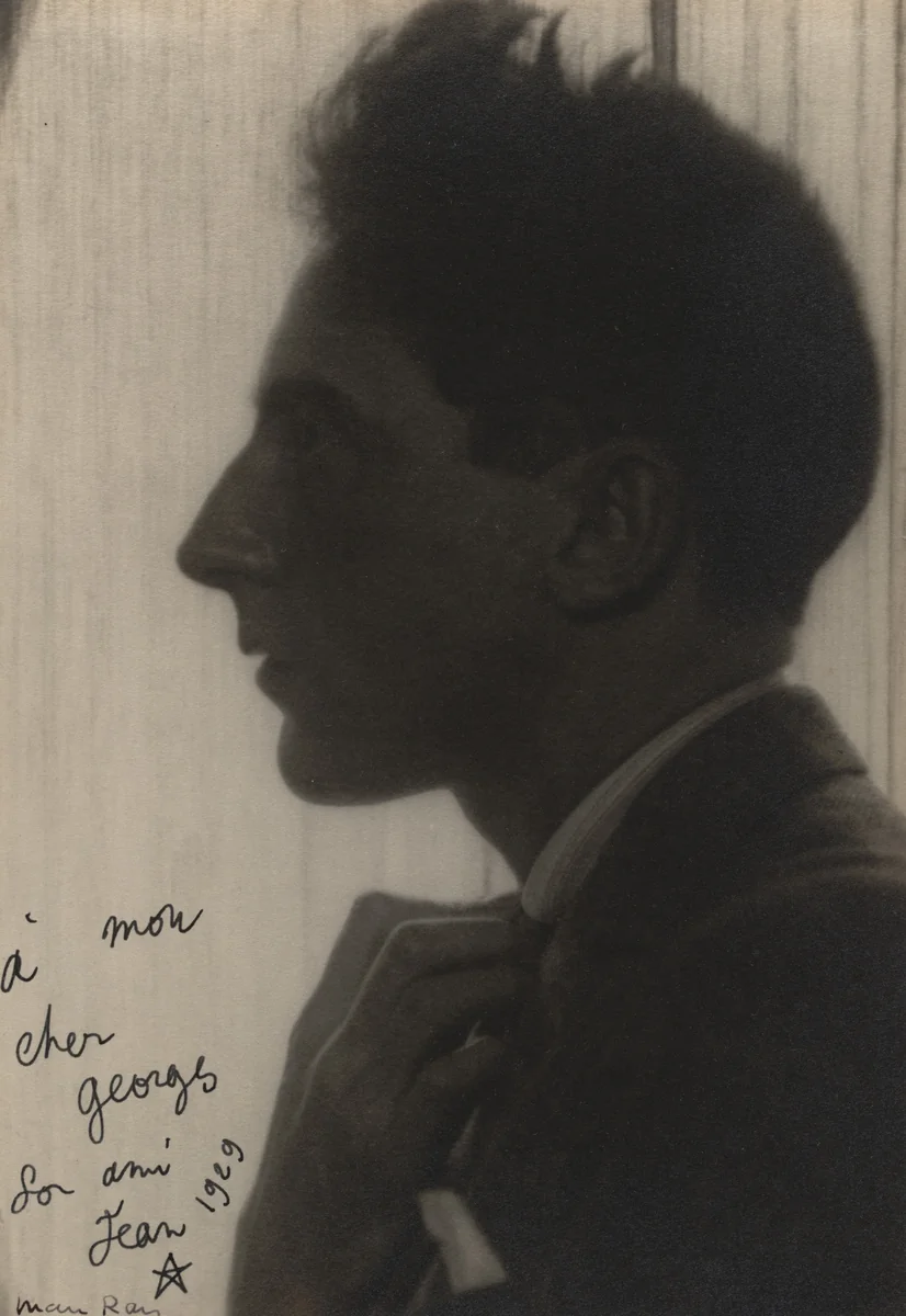 Jean Cocteau by Man Ray, photograph, 1922
