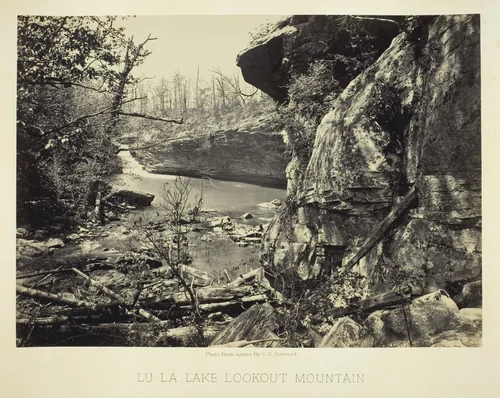 Lu-La Lake Lookout Mountain by George Barnard, photograph, 1864-1866