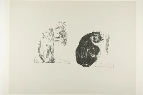 The Bear, from Alpha and Omega by Edvard Munch, print, 1908-1909