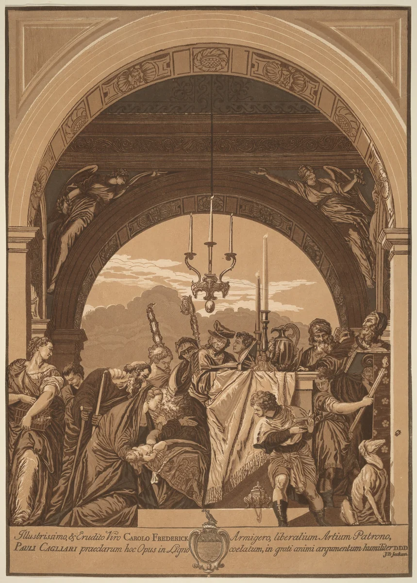 The Presentation in the Temple by John Baptist Jackson, print, 1701-1780