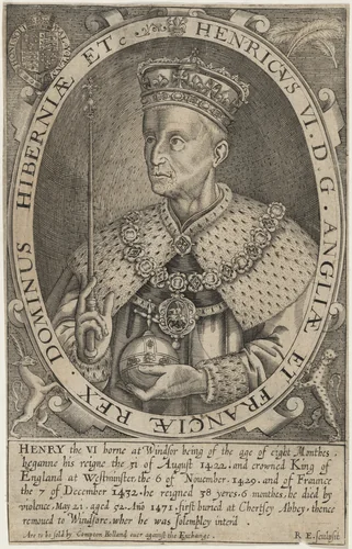 Henry VI of England by Renold Elstrack, print, 1571-1625