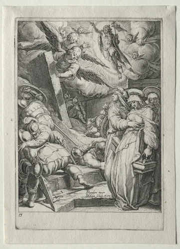 Passion Set: The Resurrection by Jacob de Gheyn II, print, 1596