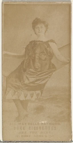 Card Number 519, May Belle Raymond, from the Actors and Actresses series (N145-7) issued by Duke Sons & Co. to promote Duke Cigarettes by W. Duke, Sons & Co., photograph, 1880-1889
