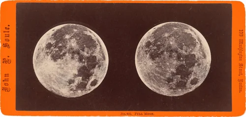 "Full Moon" by John Payson Soule, photograph, 1863