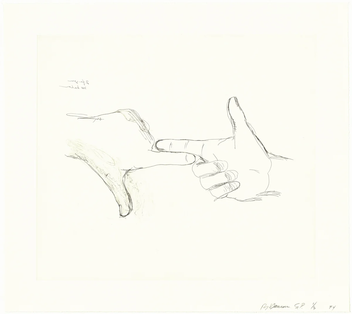 Untitled by Bruce Nauman, print, 1993-1994