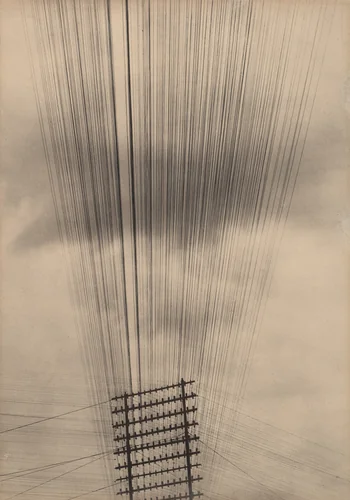 Telephone Wires, Mexico by Tina Modotti, photograph, 1925