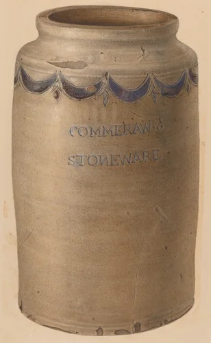 Jar by Isadore Goldberg, index of american design, 1940