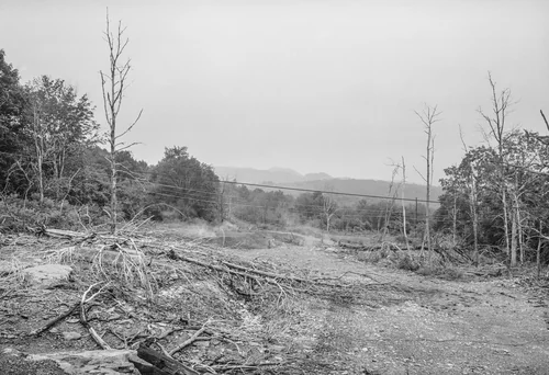 Untitled #2, Centralia, PA by Wendel White, photograph, 1987